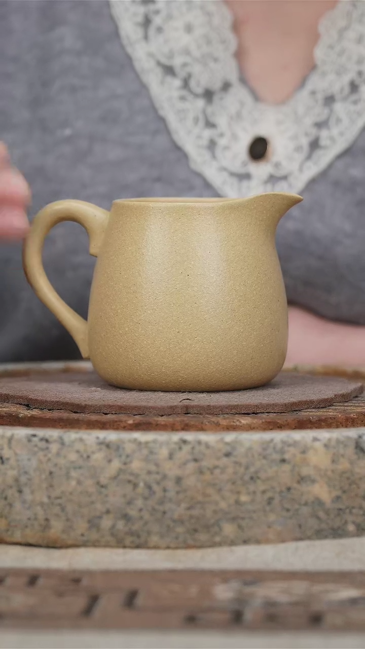 【闪购商品】紫砂茶壶四号井本绿公道杯220cc