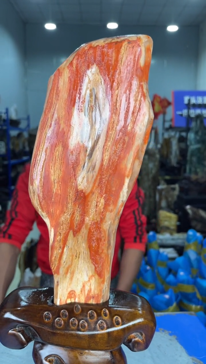 【闪购商品】硅化玉摆件未镶嵌51