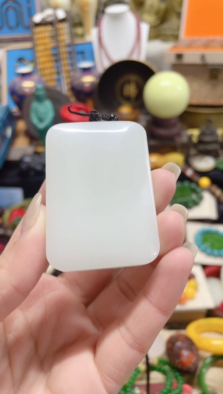 【闪购商品】和田玉（白玉）颈饰未镶嵌主播推荐主播推荐