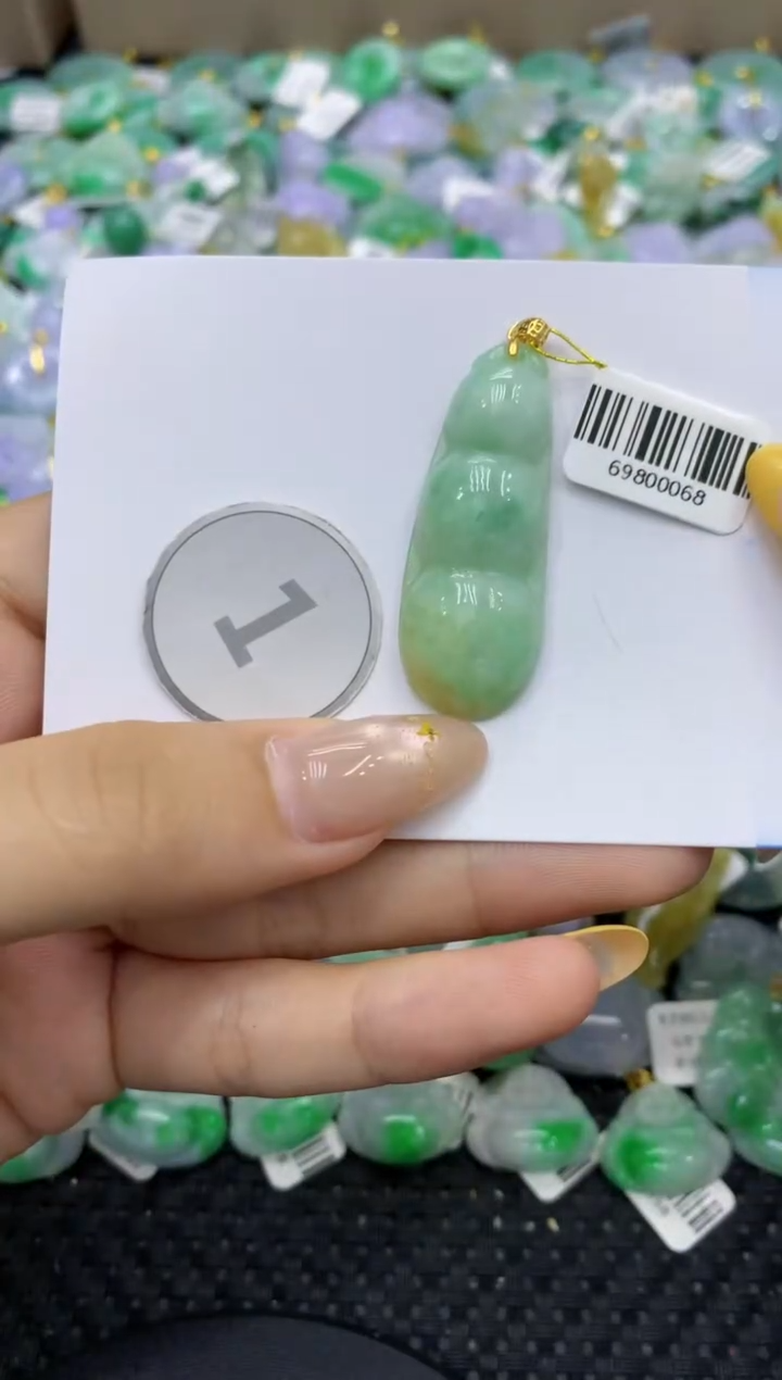 颈饰未镶嵌翡翠天然麻烦翡翠A货