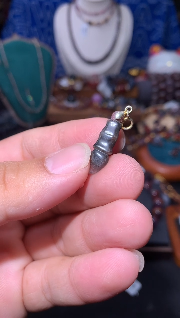 未镶嵌珠宝半成品水晶极光23文昌笔提溜