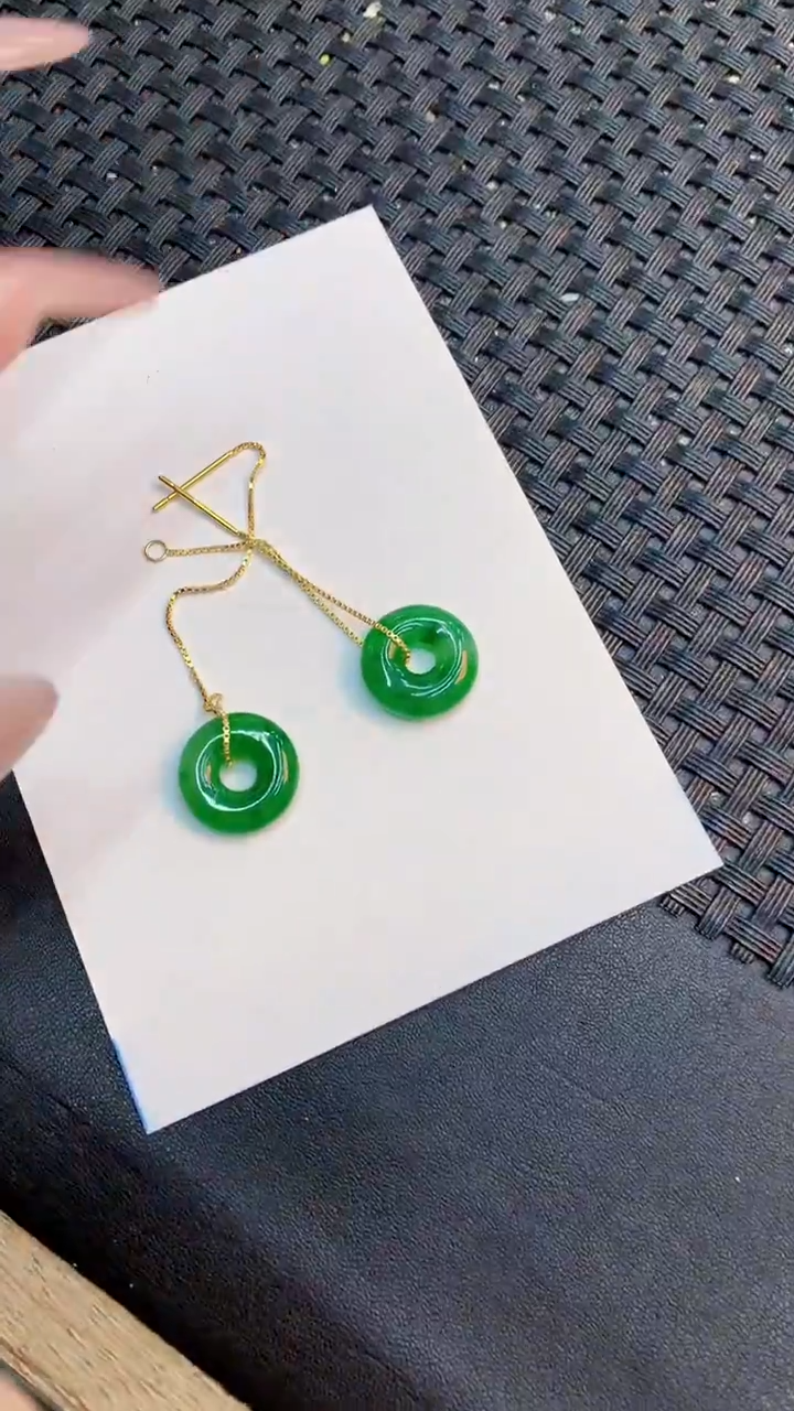 翡翠银S925镶嵌吊坠(不含链)1