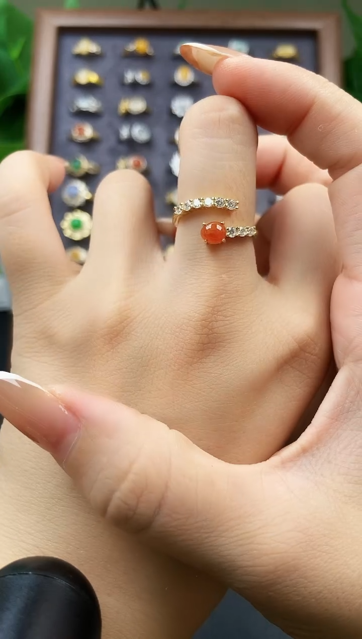 银S925镶嵌戒指翡翠21