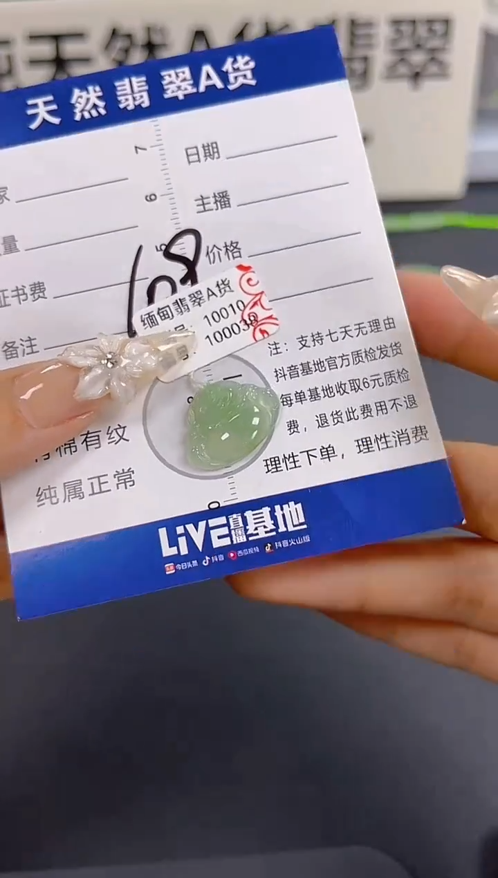 颈饰未镶嵌翡翠纯天然缅甸翡翠A货