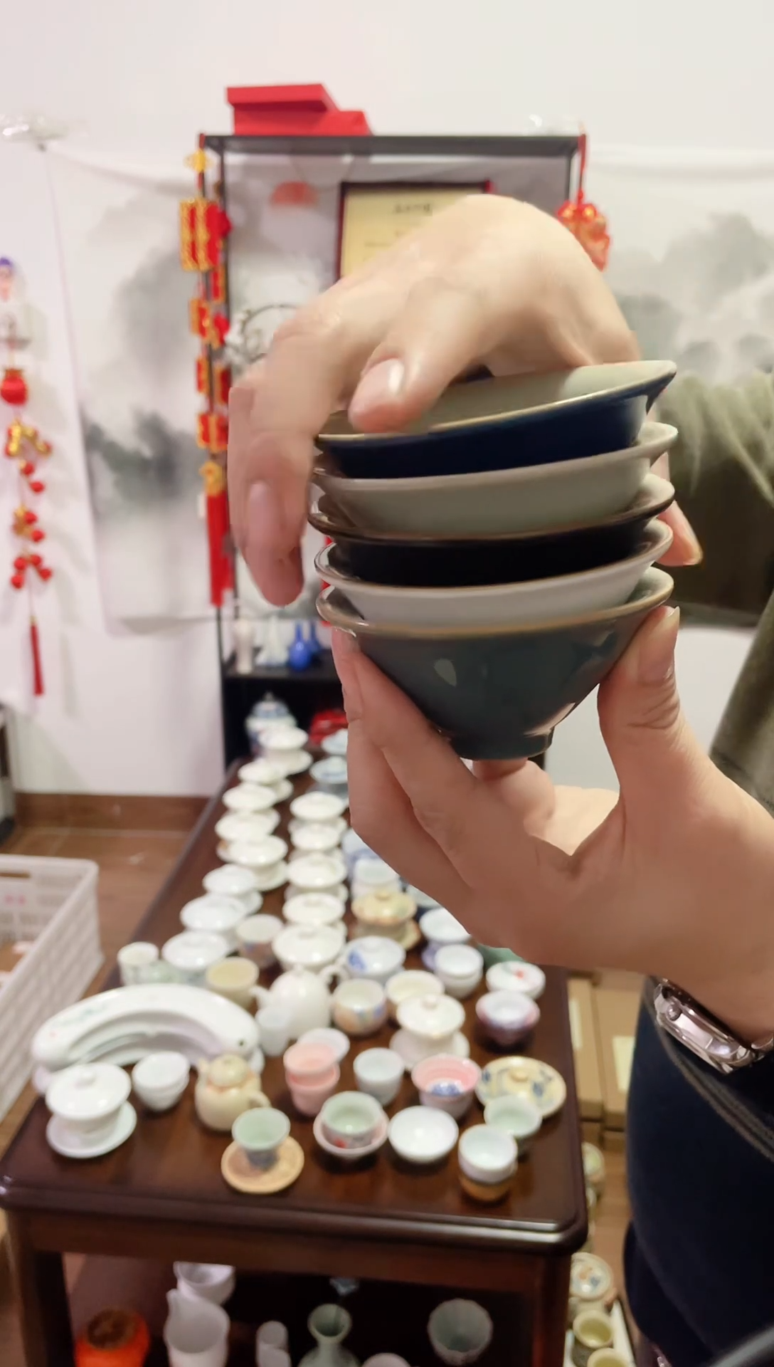 【闪购商品】【瓷心匠物】直播间福利专款五福杯5个装