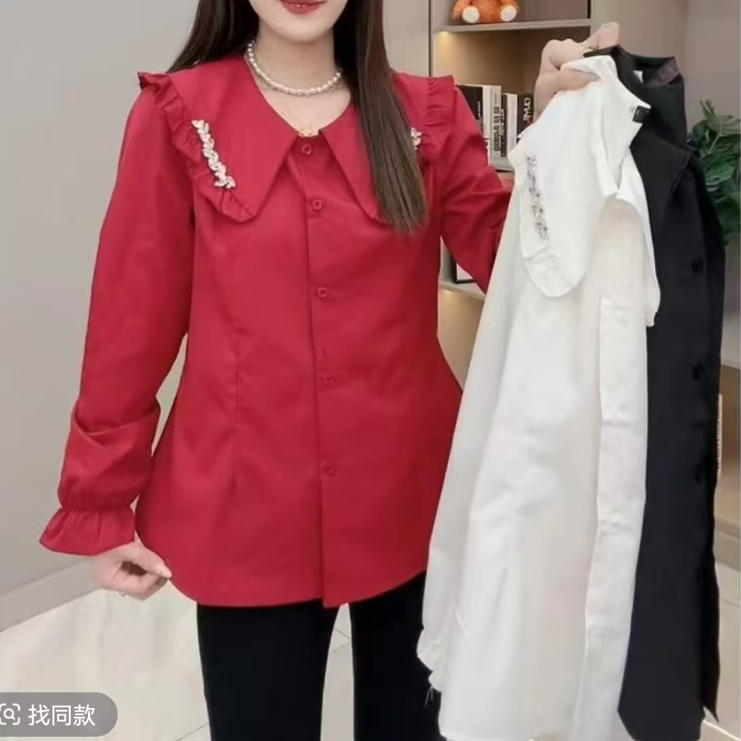 九儿家9613新款重工收腰上衣