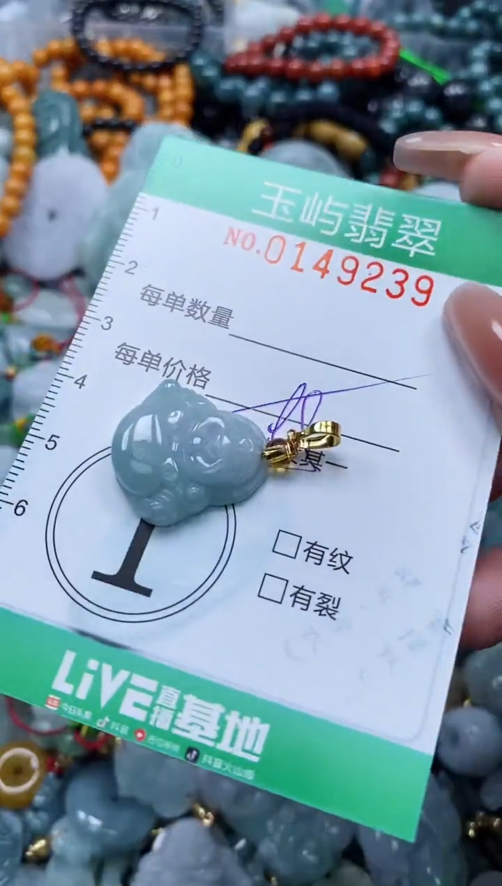 翡翠未镶嵌颈饰闪购0149239多样性发其一