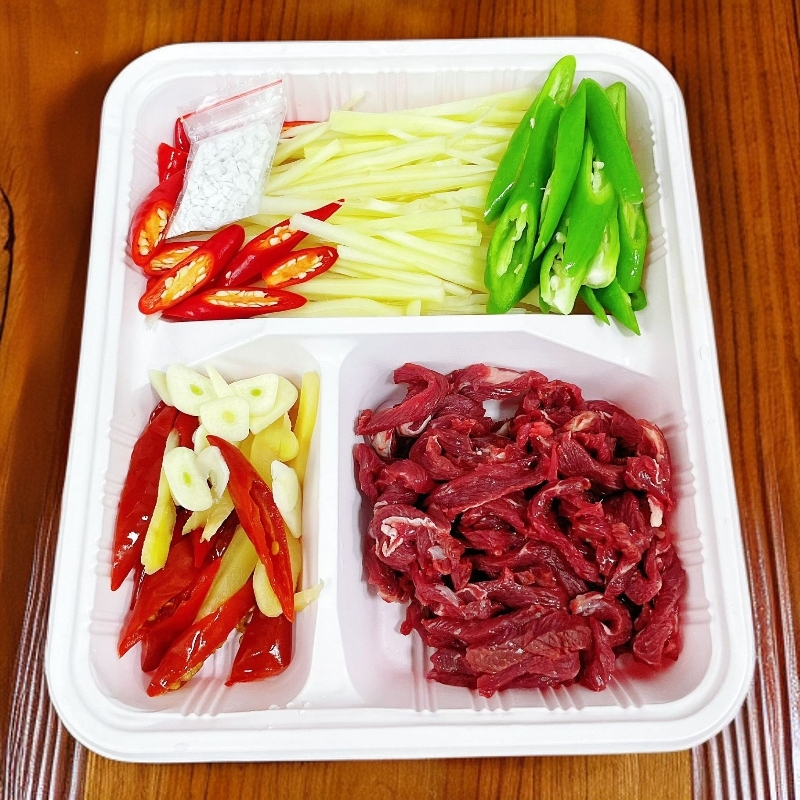 仔姜牛肉丝（鲜牛肉120g）