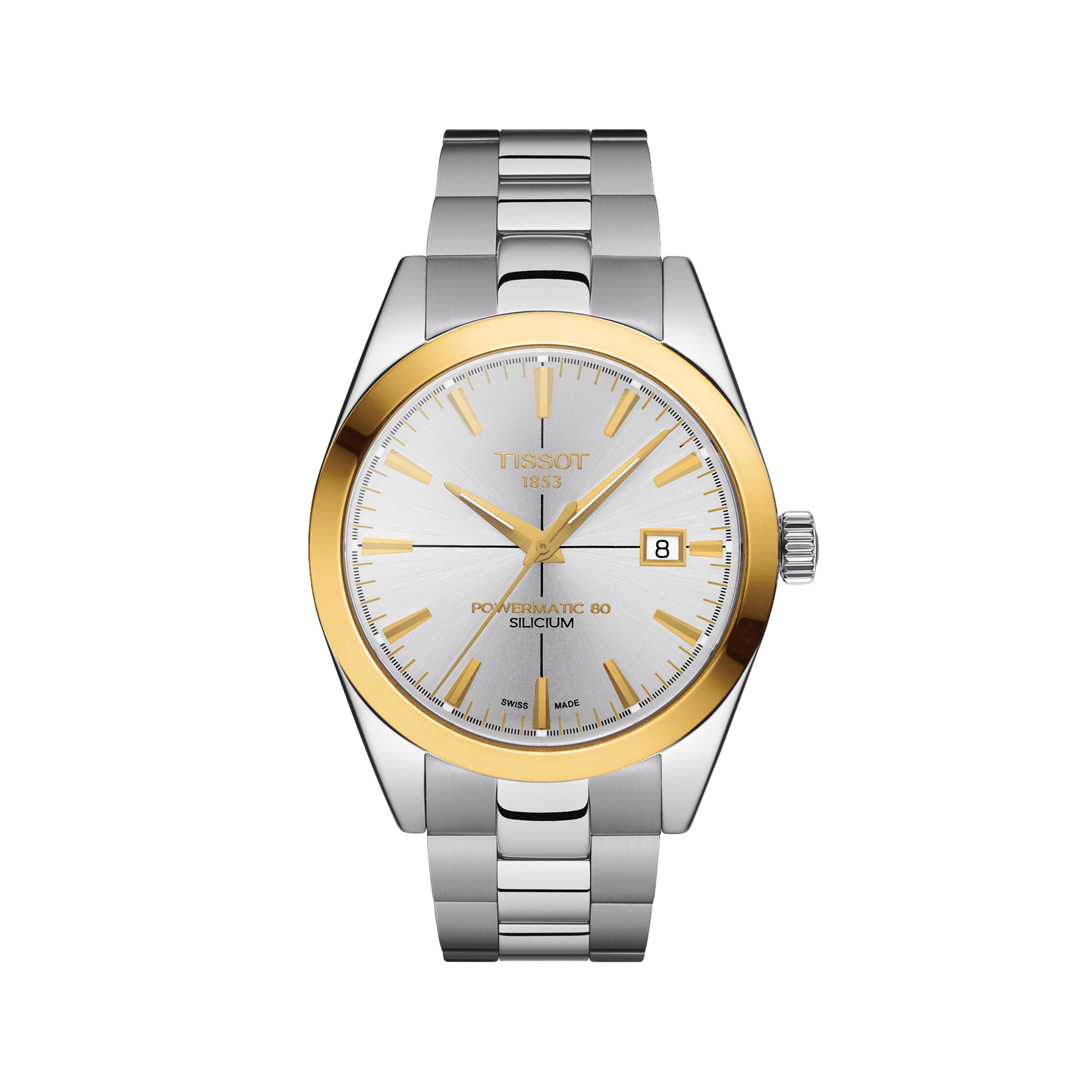 Tissot/天梭【618活动】风度系列硅油丝18k自动机械表时尚优雅男表