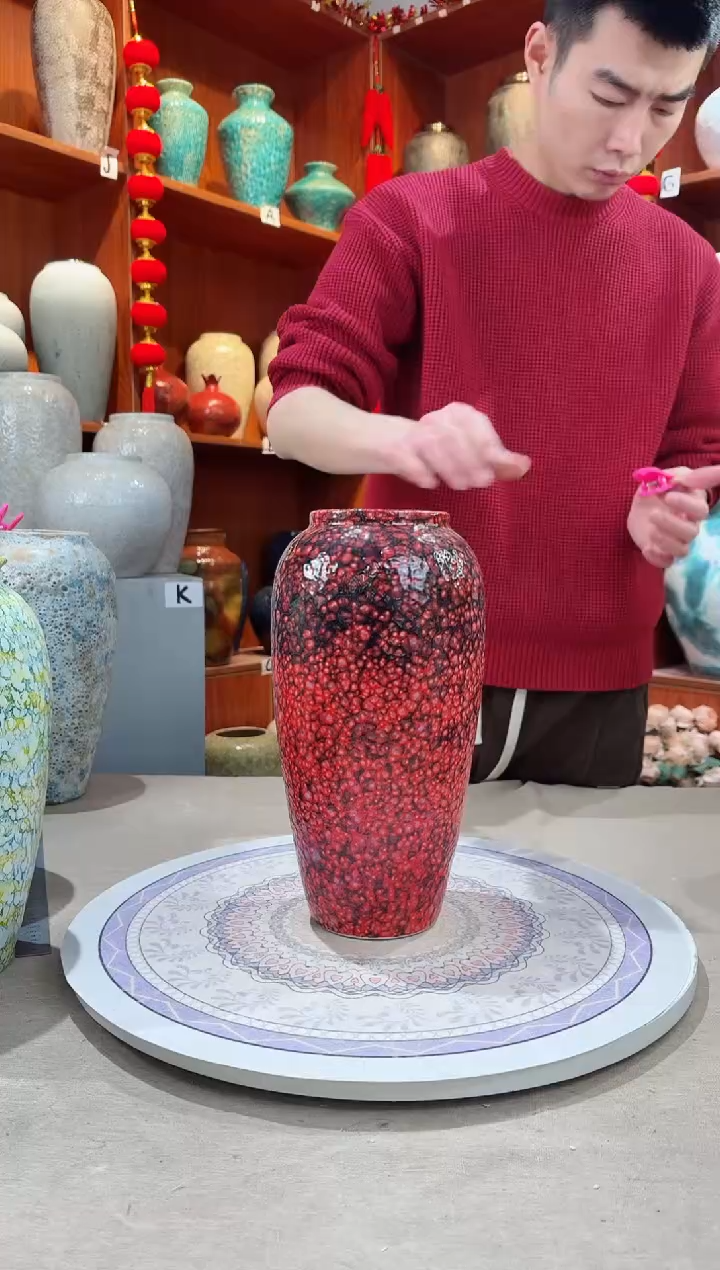 【闪购商品】瓶陶瓷花瓶 无花 微瑕a537 