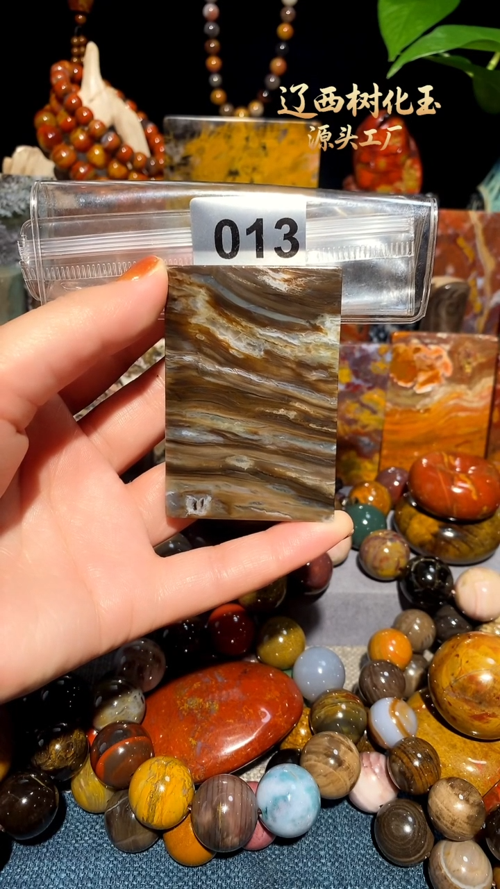 未镶嵌-硅化玉天然北票硅化玉吊坠