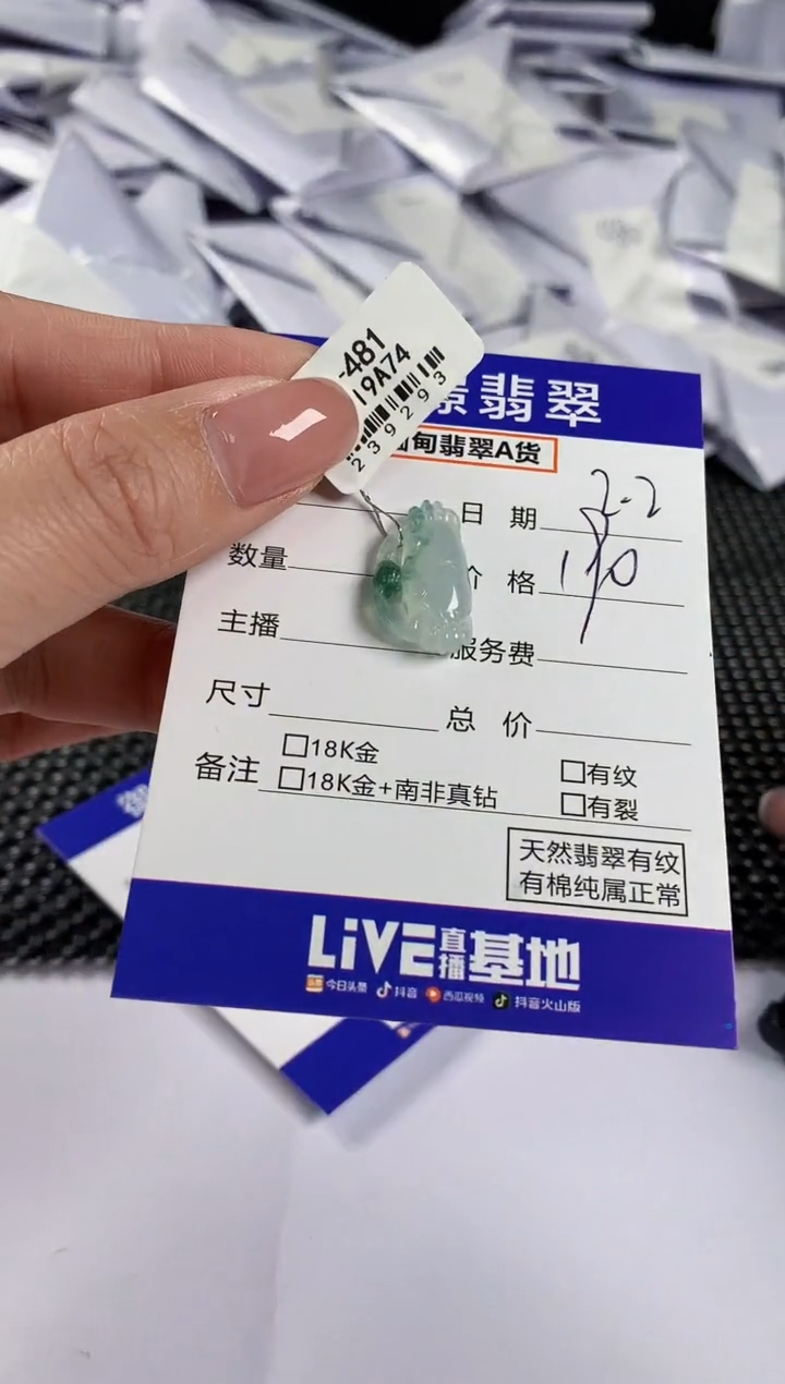 【闪购商品】翡翠颈饰未镶嵌翡翠23