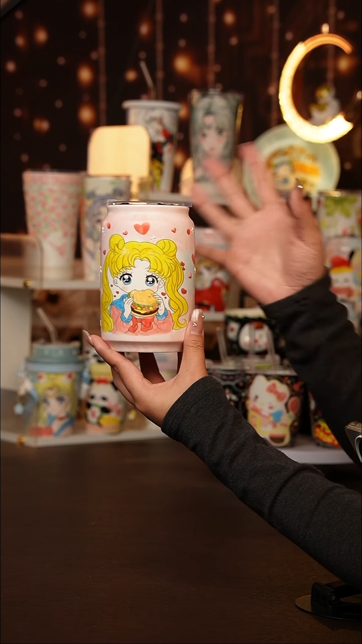 (玉泥）景德镇手工手绘文创陶瓷杯