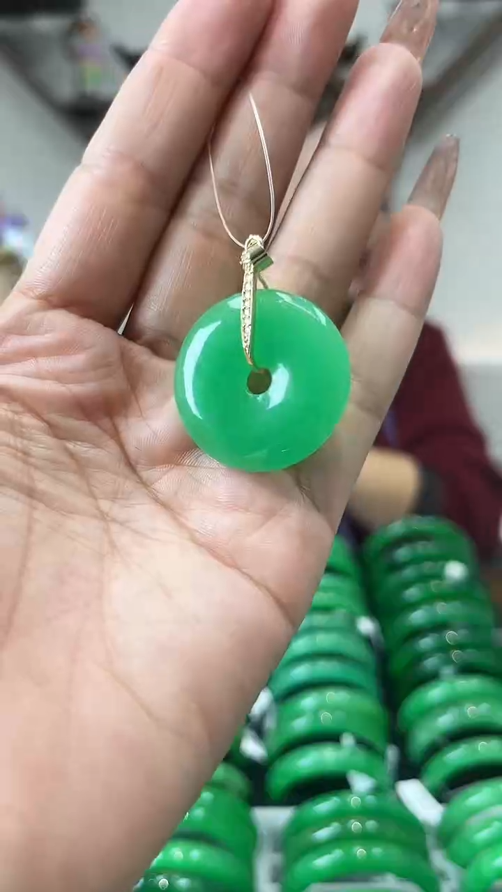 【闪购商品】砖雕闪8 平安扣吊坠