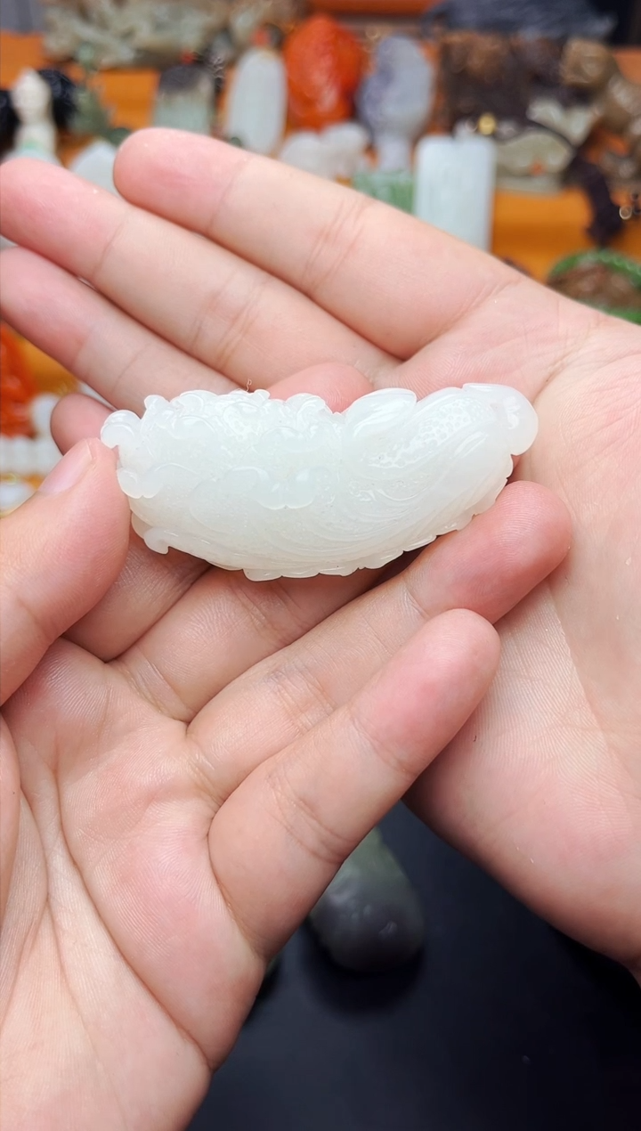 【闪购商品】和田玉颈饰未镶嵌白菜01