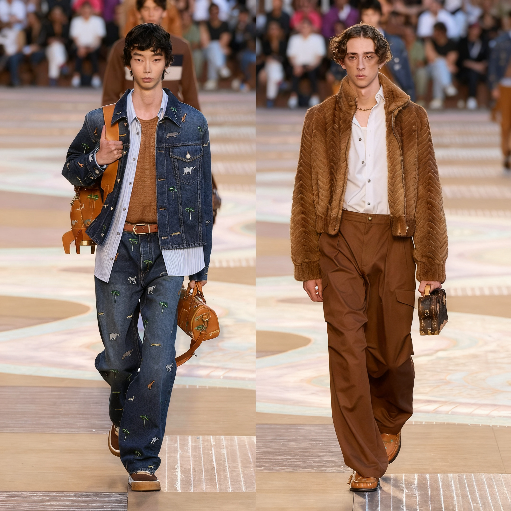 【C36130】【景】秋冬新款老钱风夹克休闲翻领加厚外套