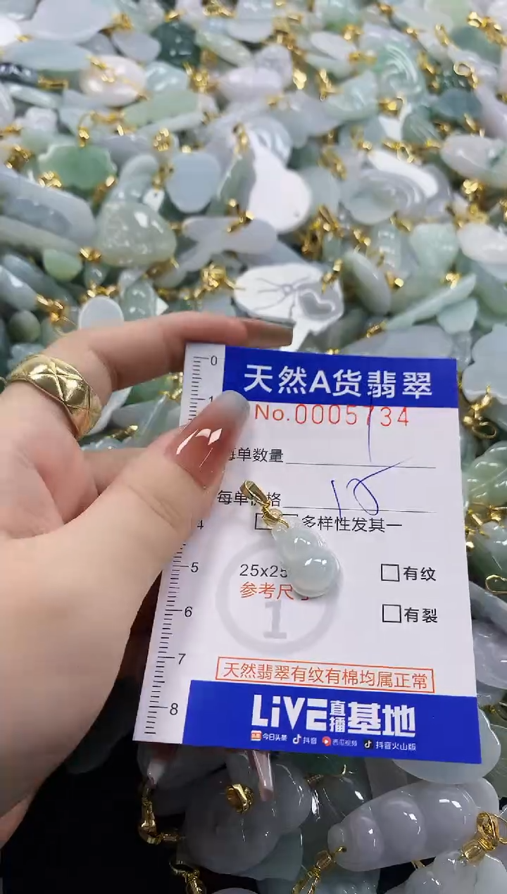 颈饰未镶嵌翡翠天然A货翡翠