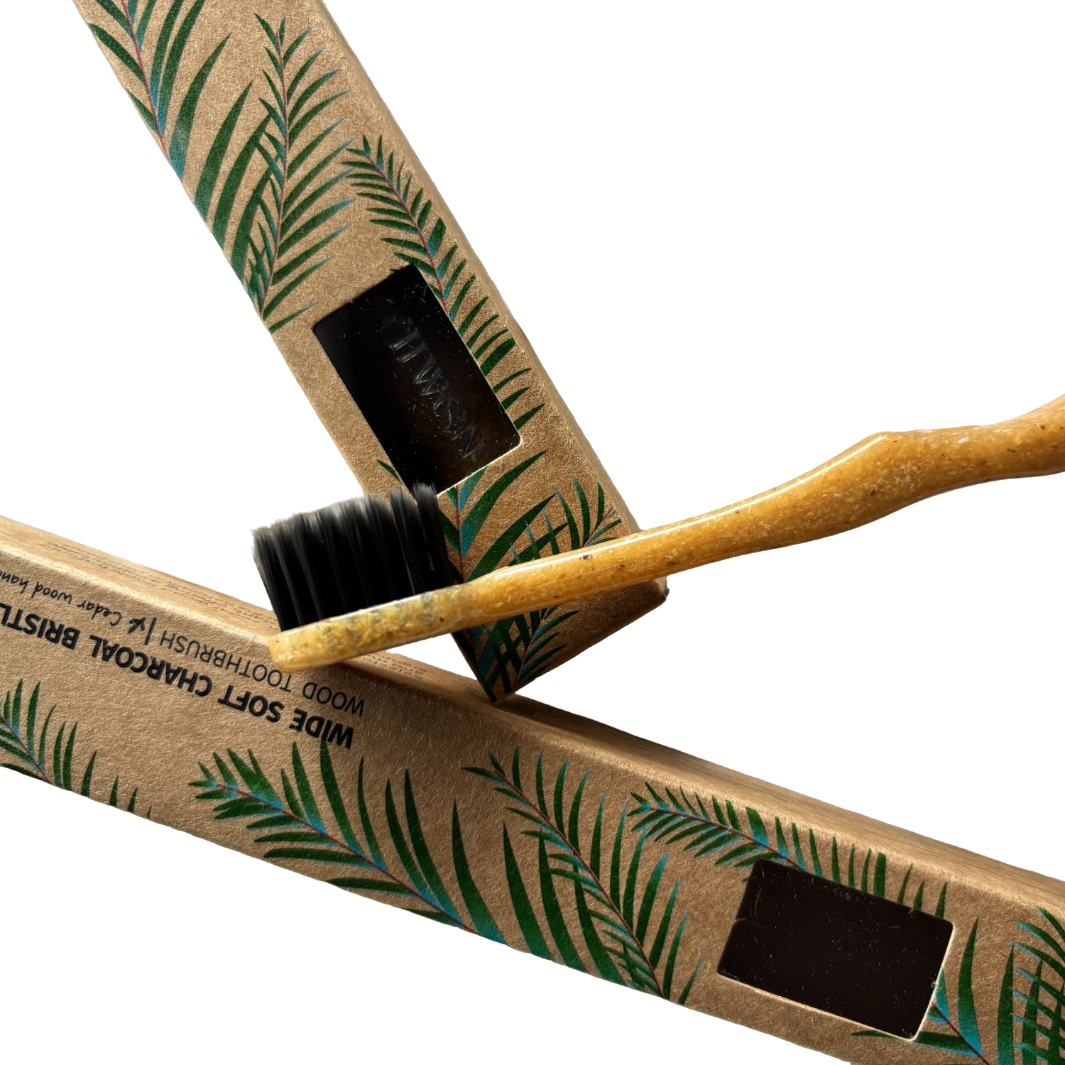 YIIWON 炭软杉木牙刷