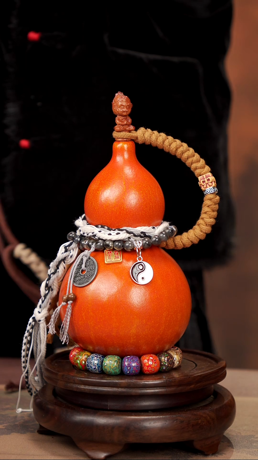 【闪购商品】51易林大漆酒葫芦------158