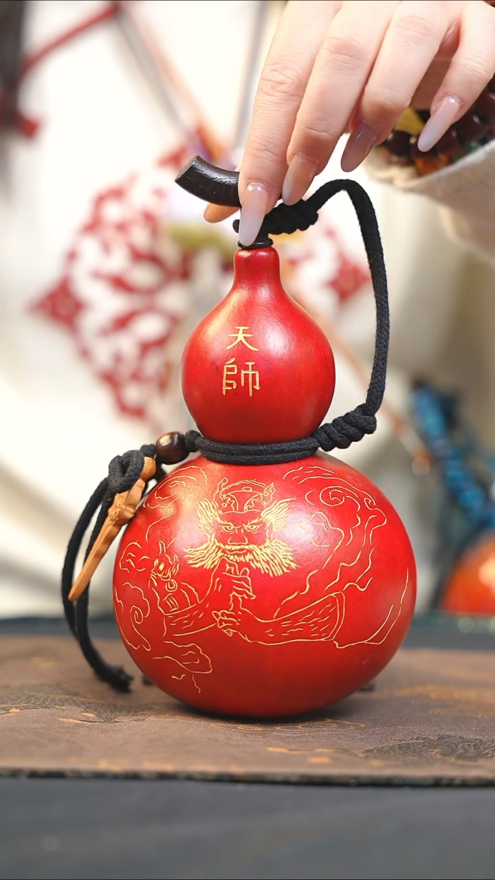 【闪购商品】RF174大漆酒葫芦不包手串及旋转底座