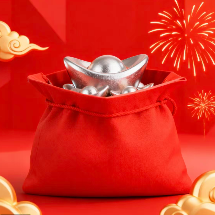 首饰袋 十克古法元宝实心乔迁居家装饰摆件送礼佳品