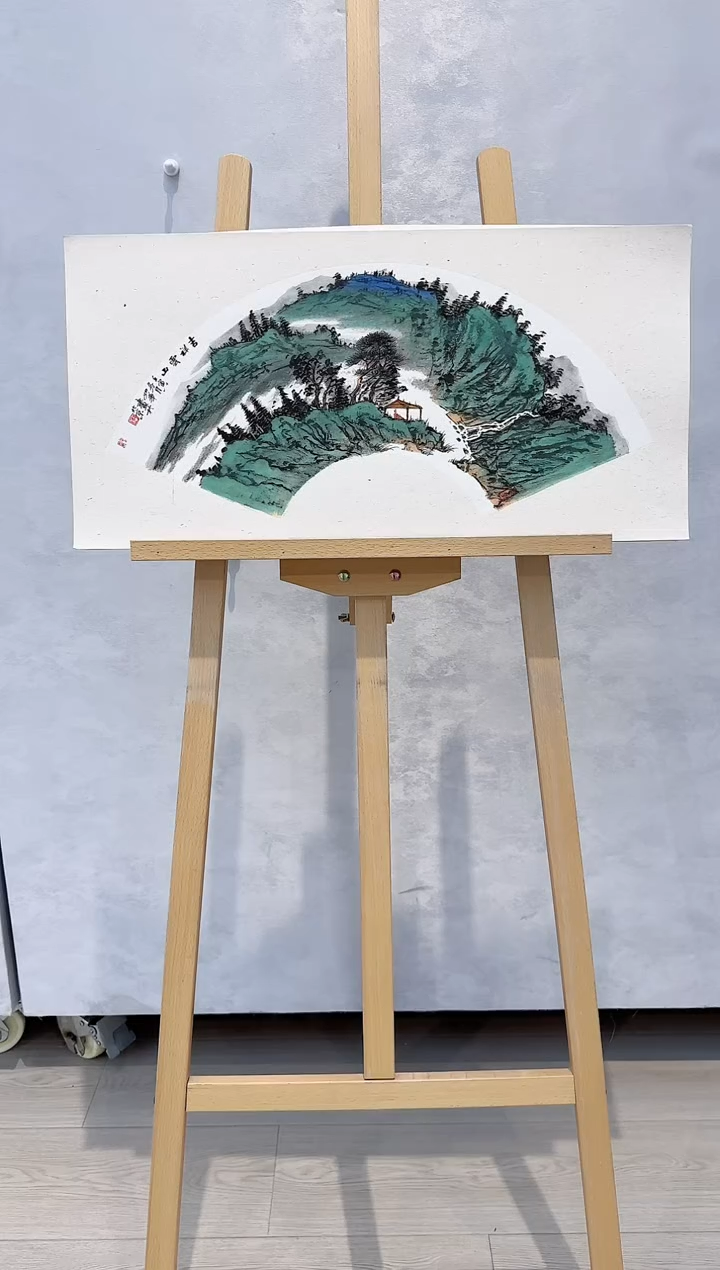 【闪购商品】折扇1炳山艺术----------潘如华作品