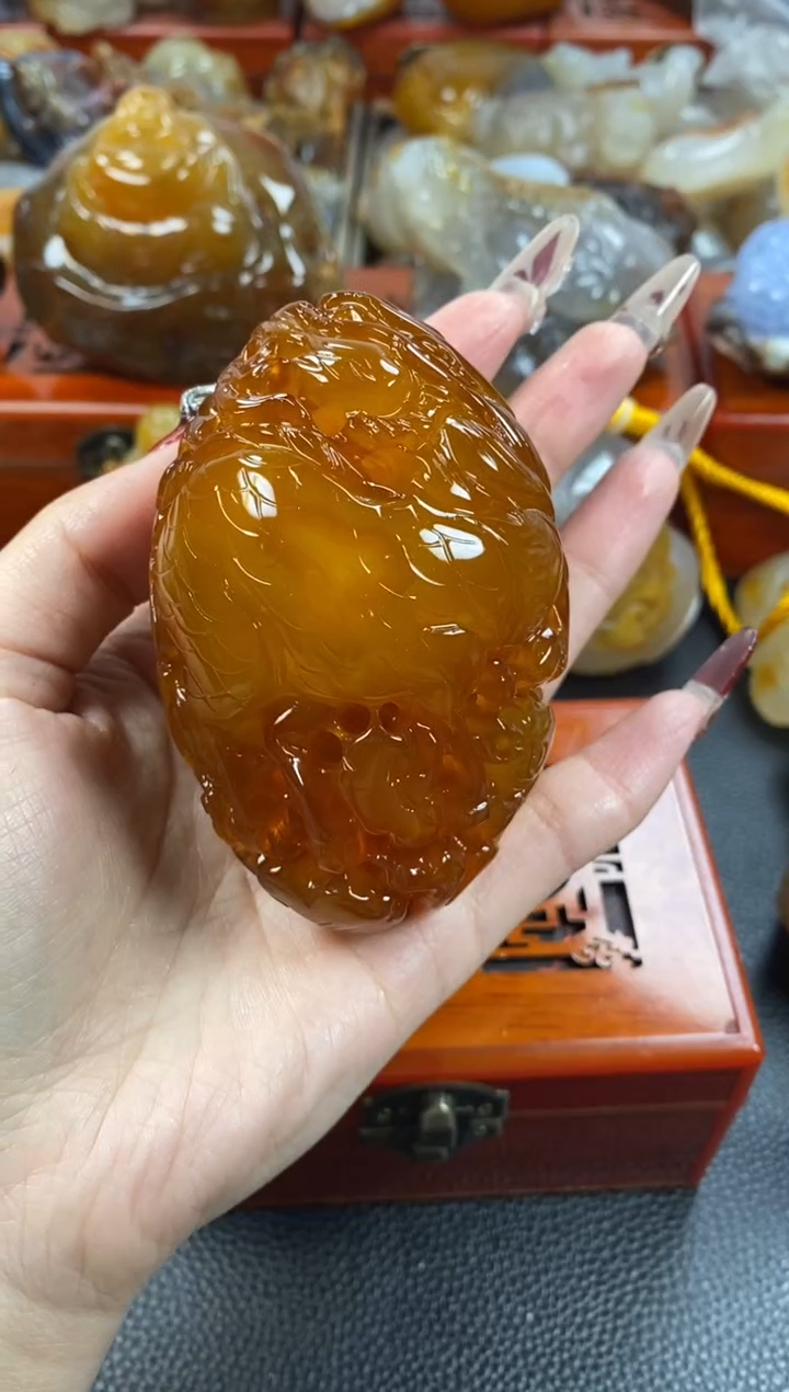 【闪购商品】玛瑙/玉髓手把未镶嵌1