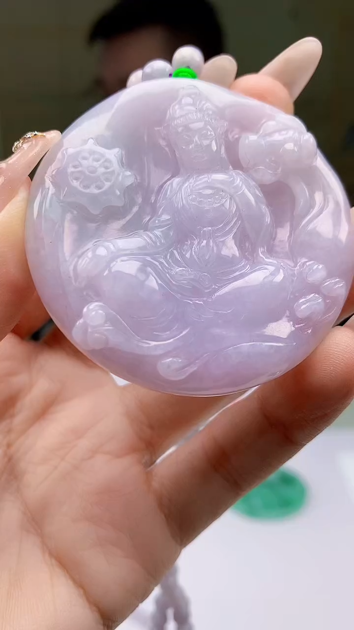 【闪购商品】定制翡翠未镶嵌5125ty-毛货挂件52