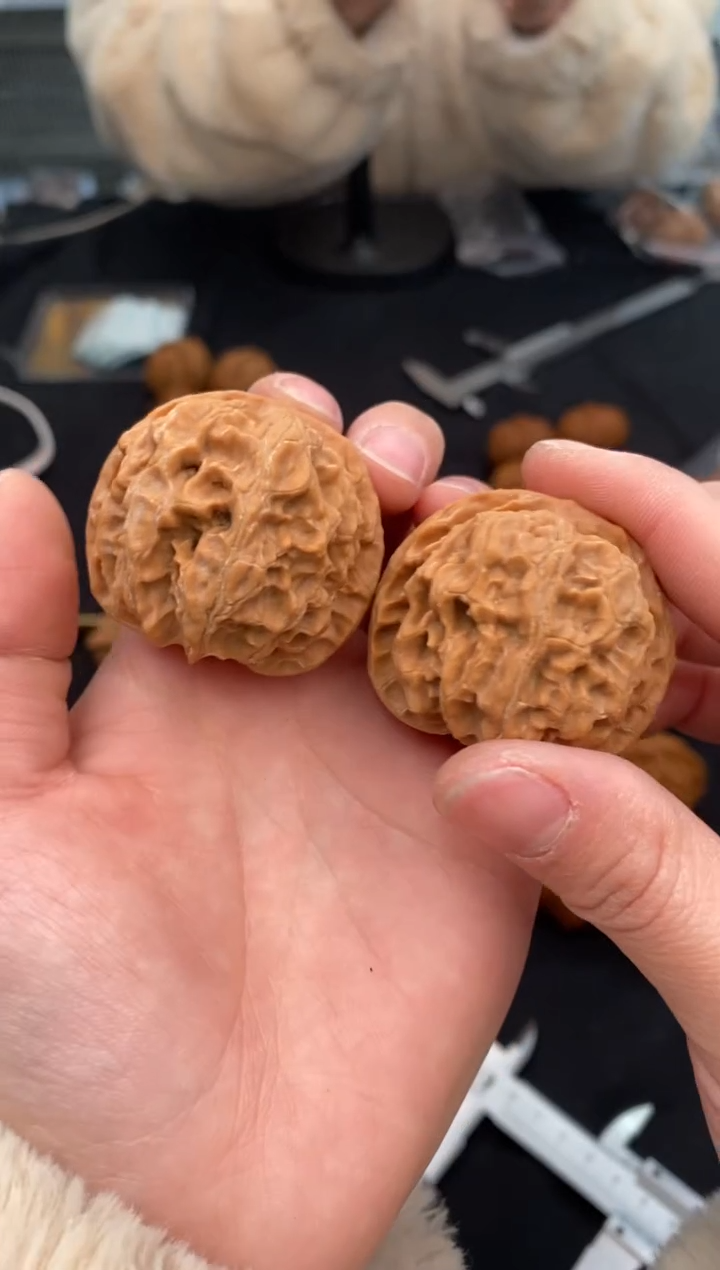 【闪购商品】文玩核桃把件苹果园40-u254