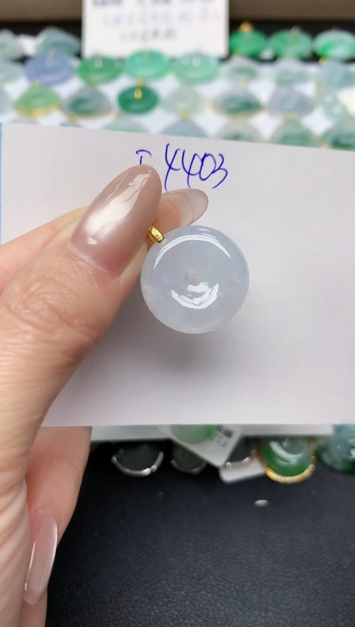 颈饰未镶嵌翡翠天然缅甸A货翡翠百元以上9元证书费自理