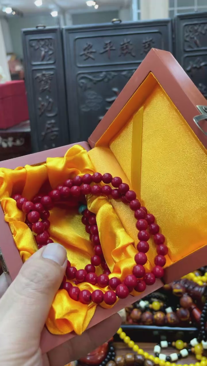 【闪购商品】木红姑娘脖挂108带吊坠