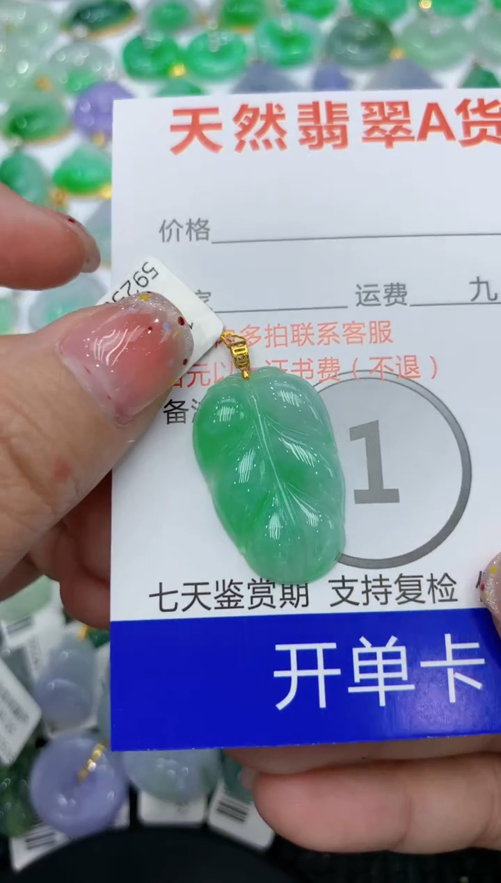 【闪购商品】翡翠颈饰18K金镶嵌111111111111