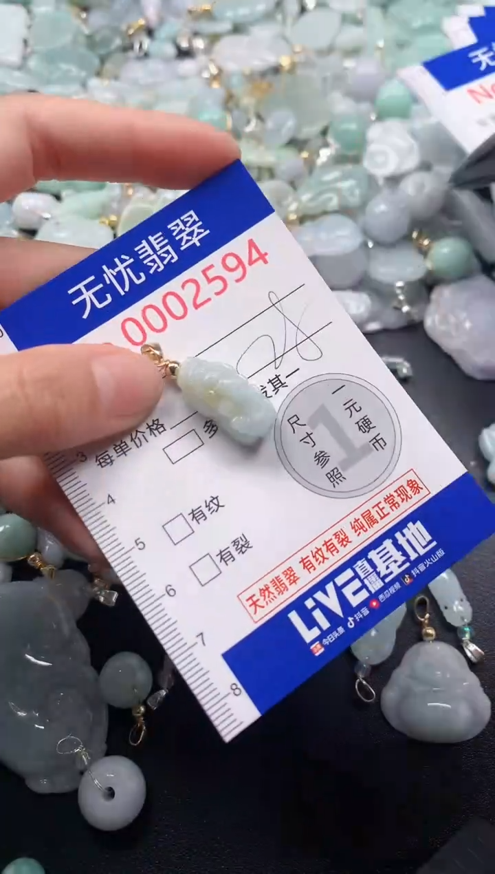 颈饰未镶嵌翡翠2594