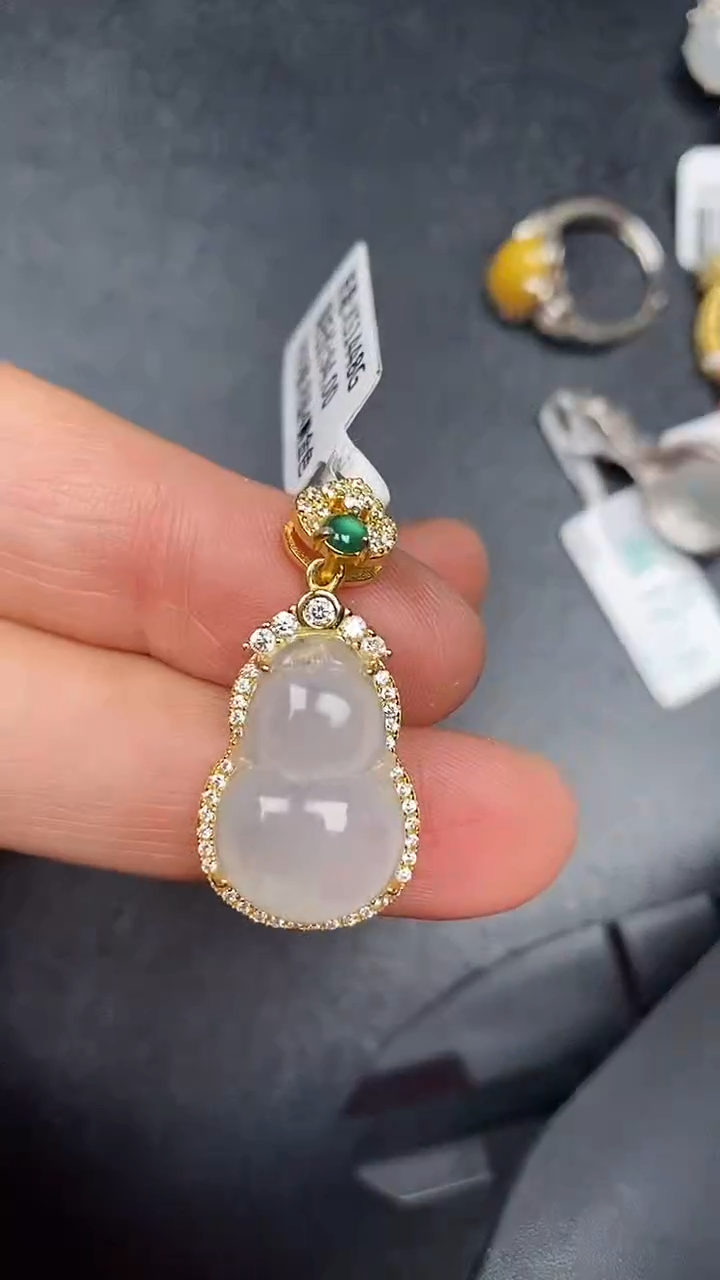 银S925镶嵌戒指翡翠2780