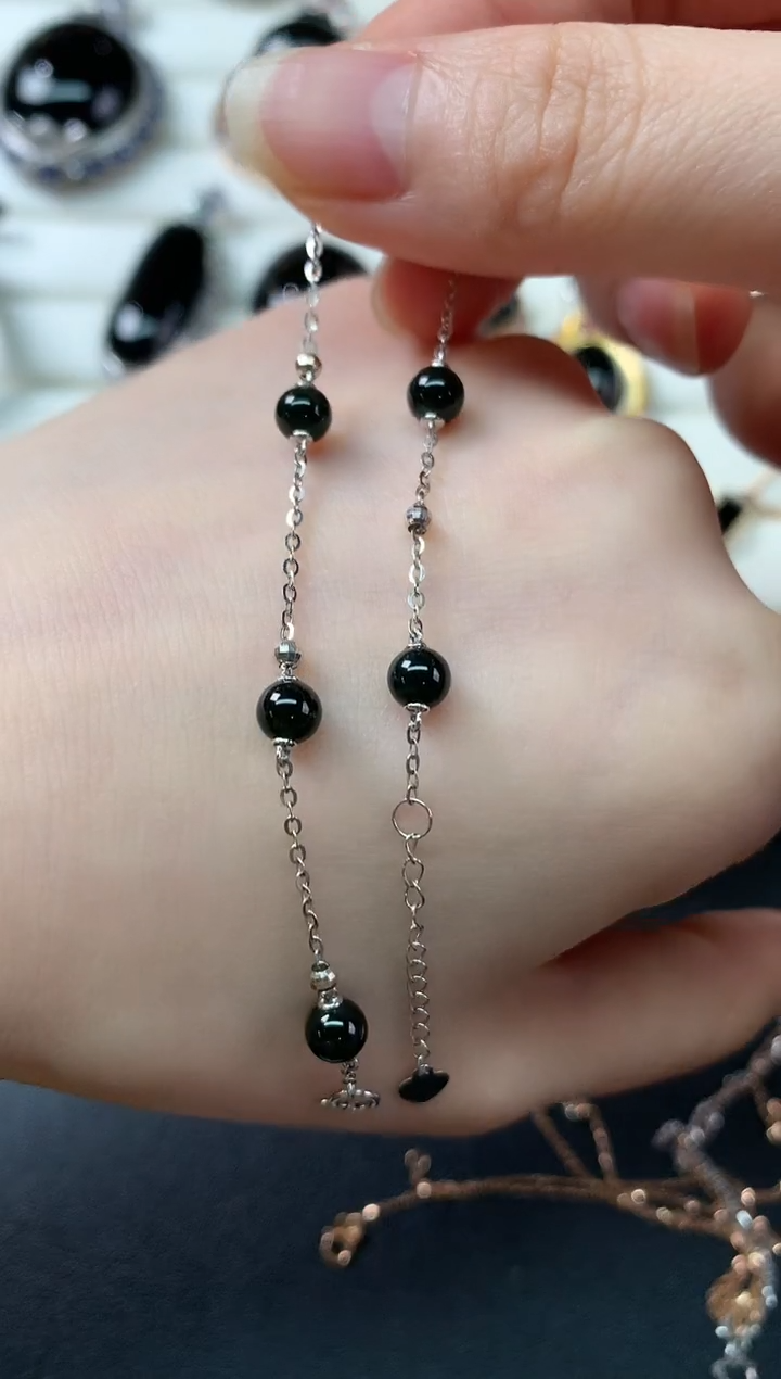 18K金镶嵌手链翡翠D95|1680