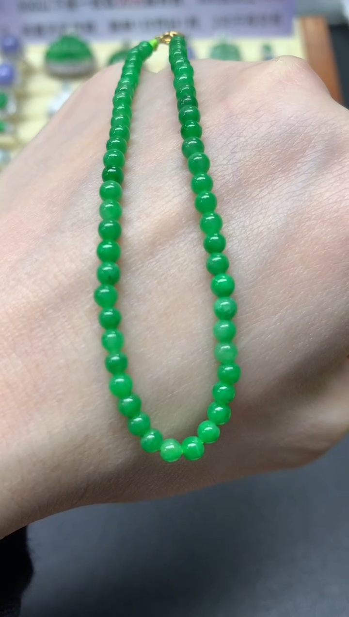 【闪购商品】翡翠手串未镶嵌手串|4800+480