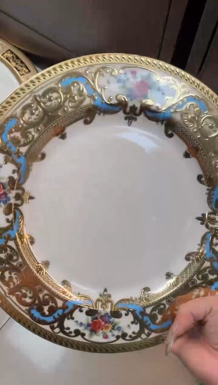 【闪购商品】瓷片10.5英寸平盘福利款 微瑕 只有一个