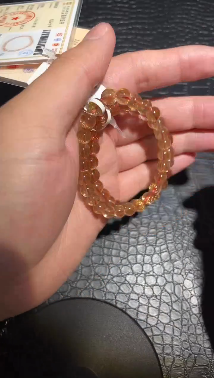 手链未镶嵌水晶单圈发晶A7（多样性发其一）