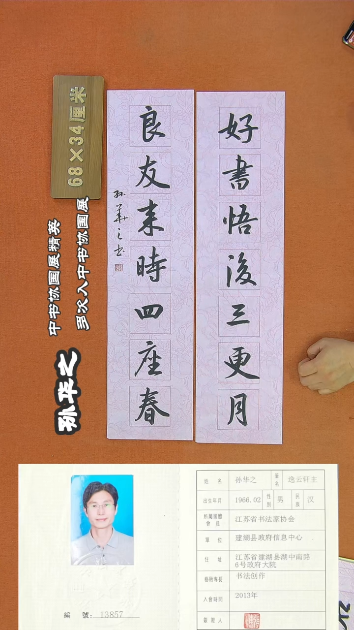 【闪购商品】书法137a孙华之书法作品