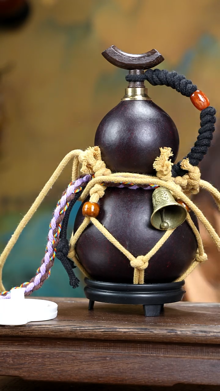 WU102网兜款大漆酒葫芦（现货现发）