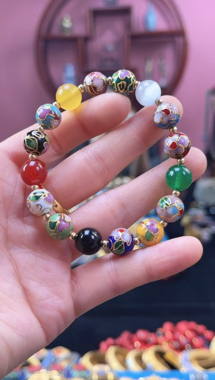 非遗 景泰蓝手串 多宝 1.0