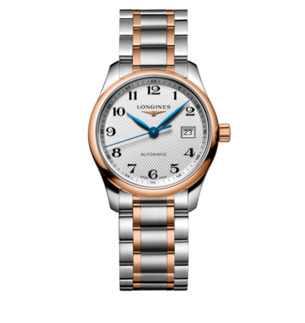 99新 Longines/浪琴 浪琴名匠29机麦粒纹玫瑰金数字刻 DR