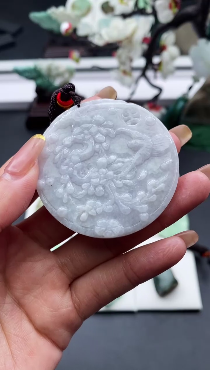 【闪购商品】翡翠颈饰未镶嵌天然缅甸A货翡翠