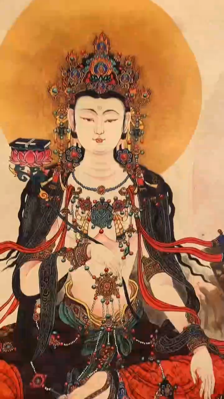 装裱画精美唐卡tk16162