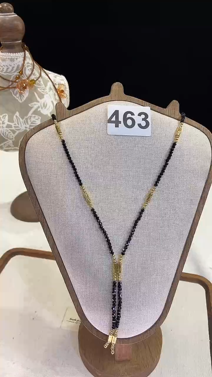 项链钛钢淡水珍珠463