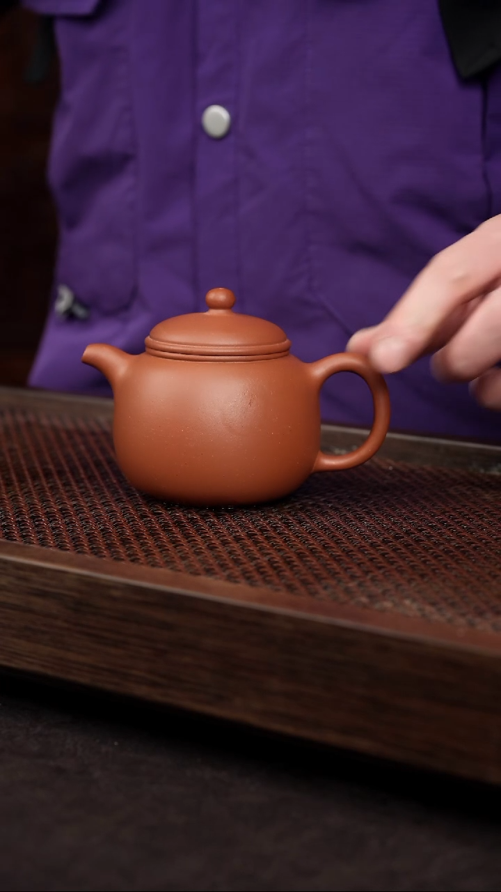 【闪购商品】紫砂茶壶老红泥匏尊