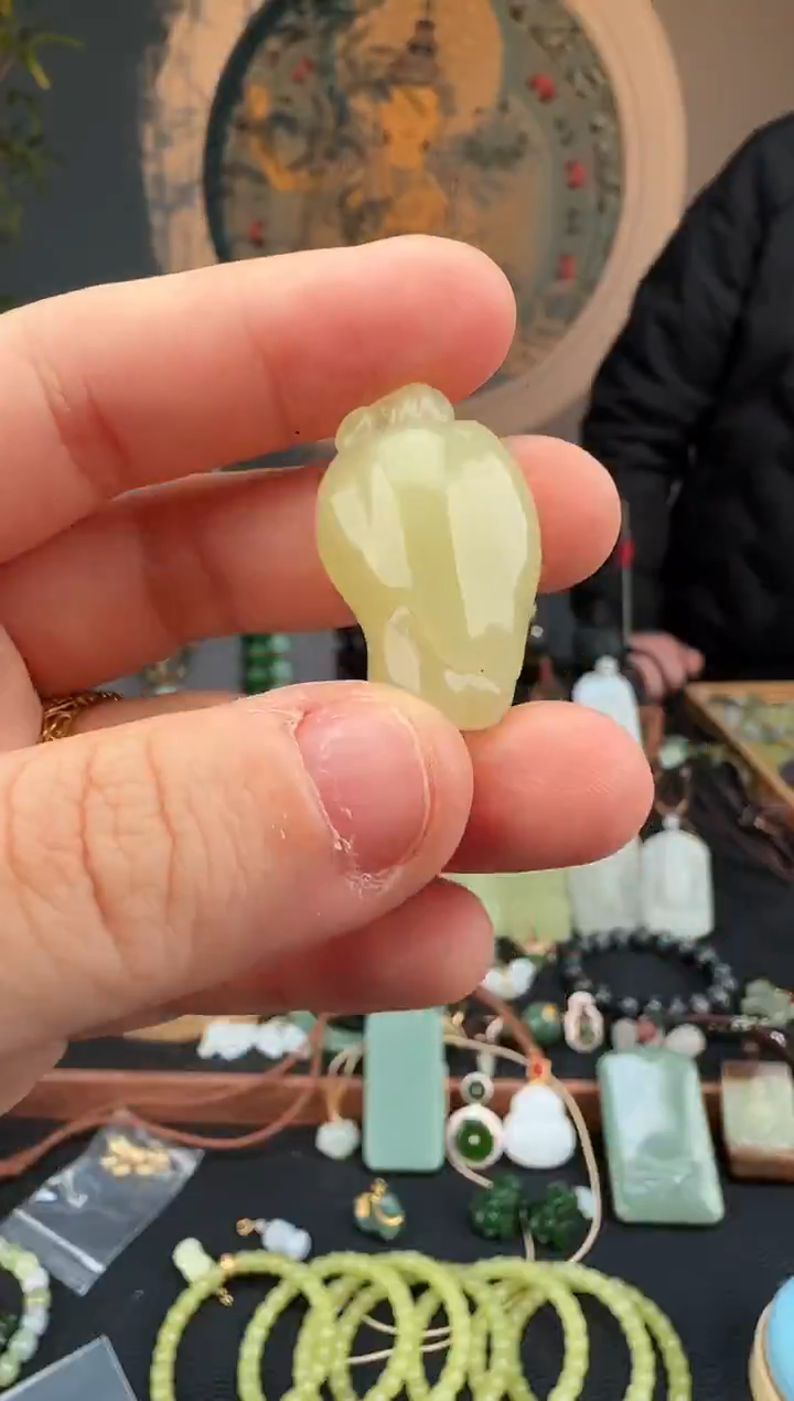 颈饰未镶嵌和田玉和田玉