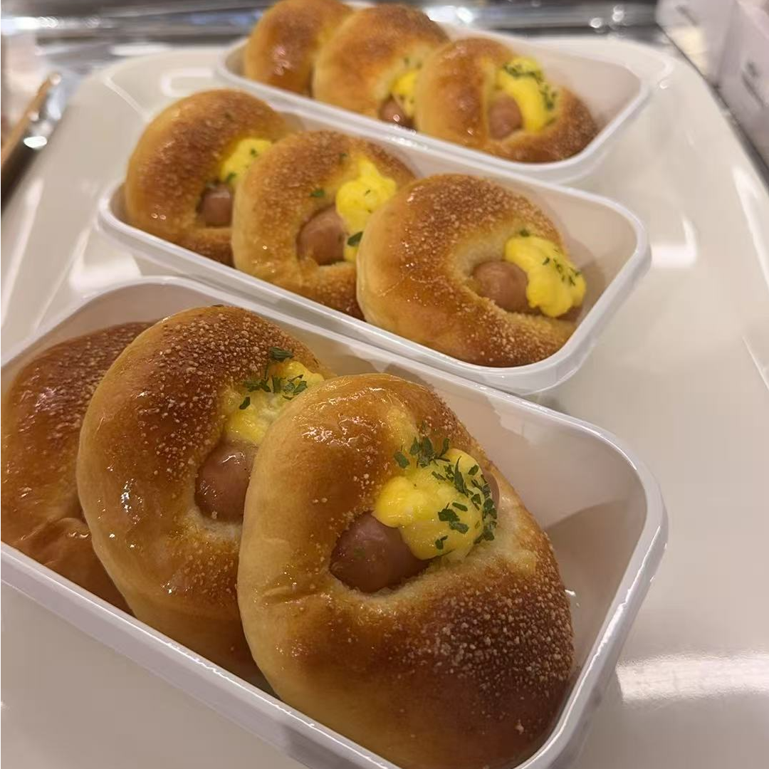 一口肠面包