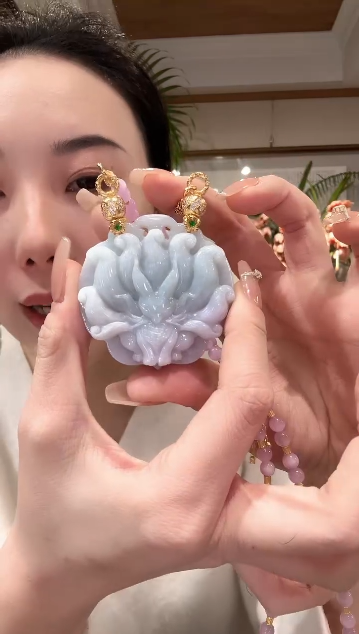 【闪购商品】翡翠颈饰未镶嵌国风