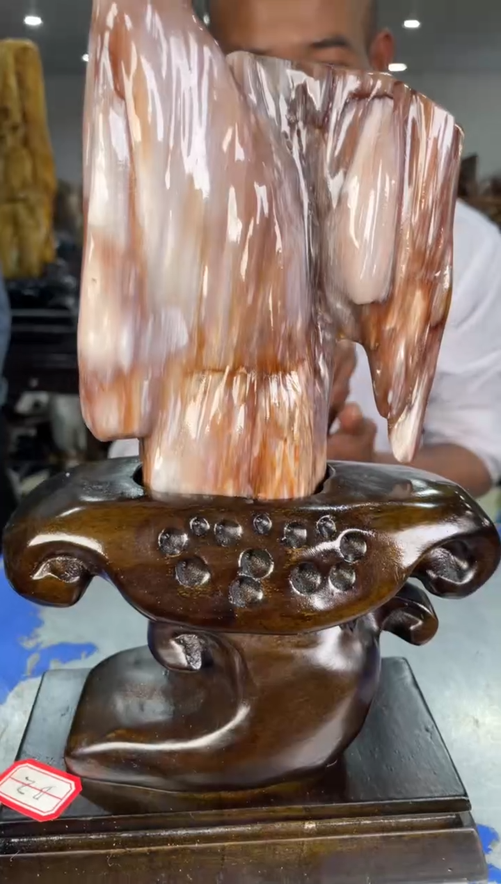 【闪购商品】硅化玉摆件未镶嵌6